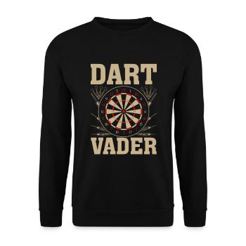 Dart Vader - Unisex Pullover - Schwarz - Vorne - Alina (178cm) & Michal (187cm)