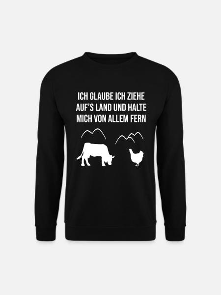 Landleben Ruhe Design - Unisex Pullover - Schwarz