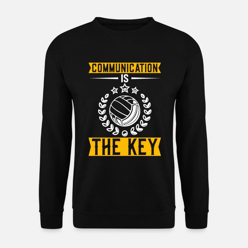 Communication is key - Unisex Sweatshirt - black