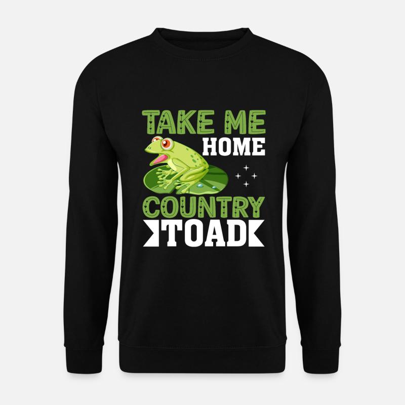 Take me home country toad - Unisex Sweatshirt - black