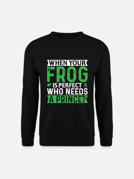 Did someone say frog? - Unisex Sweatshirt - black