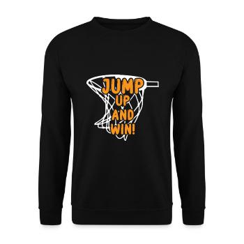 Lancez-vous et gagnez ! - Sweat-shirt Unisexe - noir - Devant - Alina (178cm) & Michal (187cm)