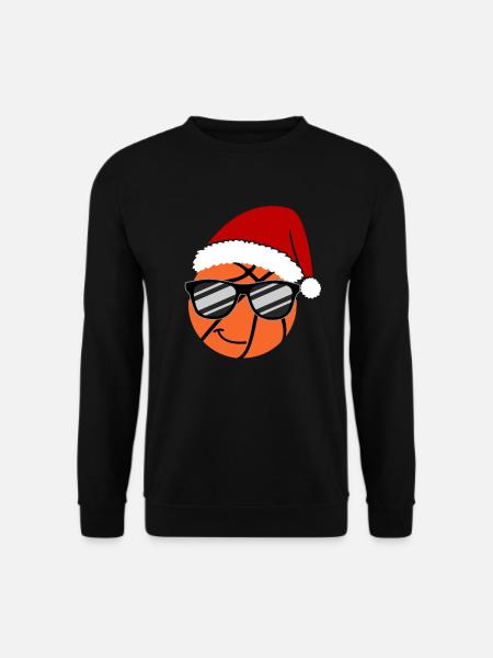Cool Basketball Weihnachten Sonnenbrille - Unisex Pullover - Schwarz