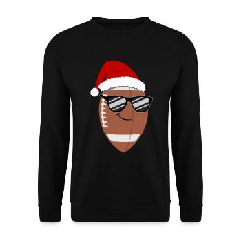 Football Cool Festtagsstil Sonnenbrille - Unisex Pullover - Schwarz - Vorne - Alina (178cm) & Michal (187cm)
