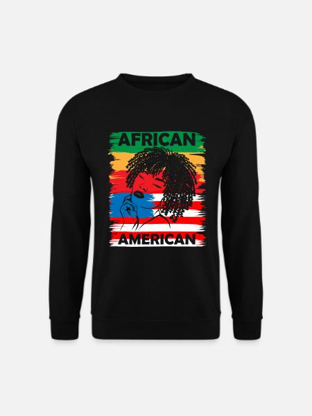 Pride & Power – African American - Unisex Sweatshirt - black