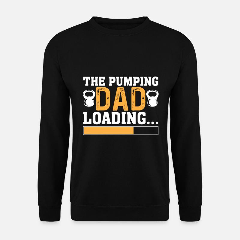 The pumping father loading... - Unisex Sweatshirt - black