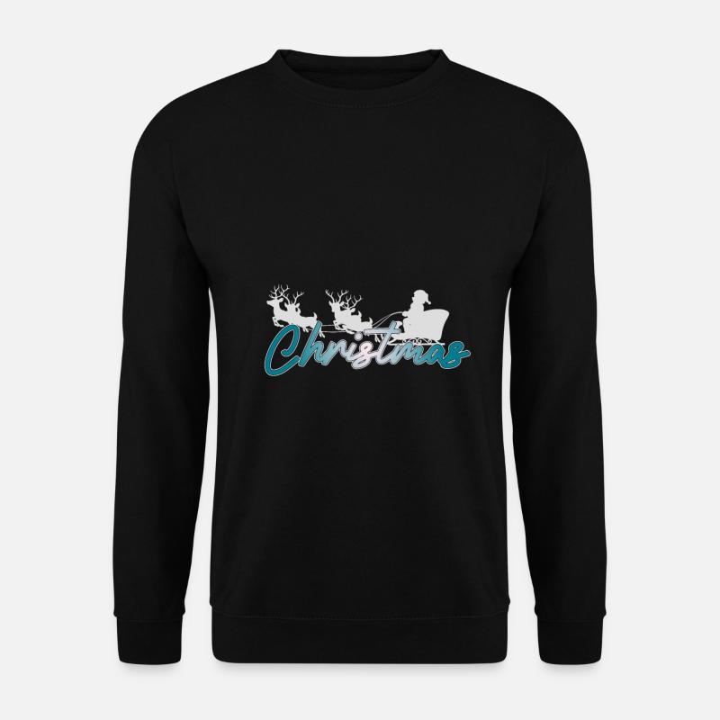 Christmas sledge - Unisex Sweatshirt - black