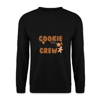 Équipe de cuisson de biscuits - Sweat-shirt Unisexe - noir - Devant - Alina (178cm) & Michal (187cm)