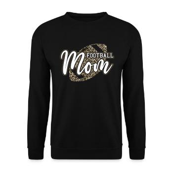 Élégant Football Mom Wild Print - Sweat-shirt Unisexe - noir - Devant - Alina (178cm) & Michal (187cm)