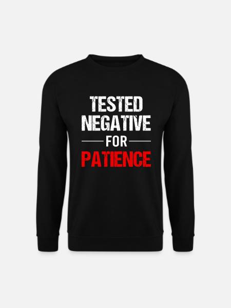 Patience - A Virtue of Strength - Unisex Sweatshirt - black