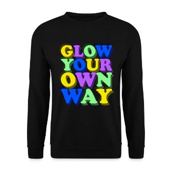 Brillez à votre façon - Colorful Fun - Sweat-shirt Unisexe - noir - Devant - Alina (178cm) & Michal (187cm)