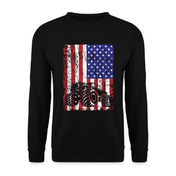 Monster Truck Adventure Horizon Cadeau - Sweat-shirt Unisexe - noir - Devant - Alina (178cm) & Michal (187cm)