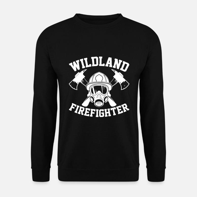 Pompier dans la nature - Sweat-shirt Unisexe - noir