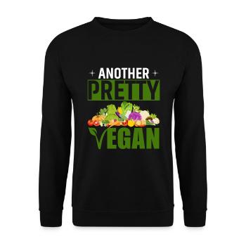 Another pretty vegan - Unisex Sweatshirt - black - Front - Alina (178cm) & Michal (187cm)
