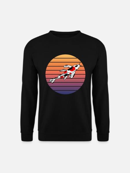 Koi Shine Sunset Harmony - Unisex Sweatshirt - black