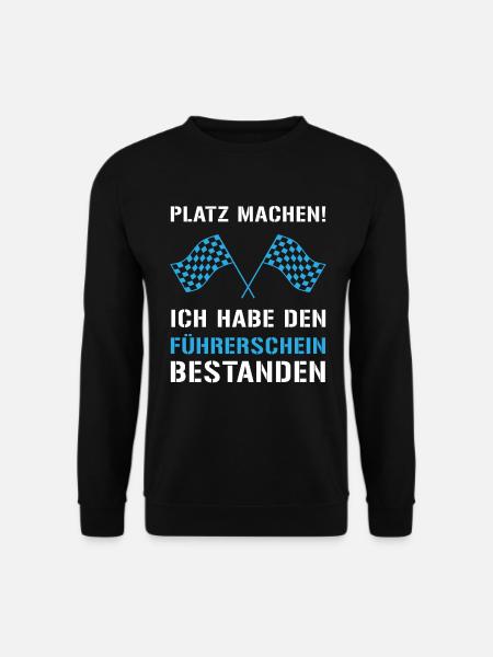 Führerschein Weg frei! - Unisex Pullover - Schwarz