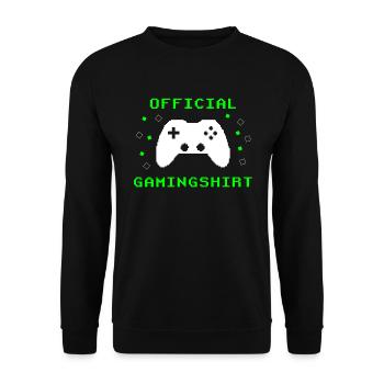 Gamer's Paradise: Game Without Limits - Unisex Sweatshirt - black - Front - Alina (178cm) & Michal (187cm)