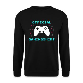 Gamer's Paradise: Game Without Limits - Unisex Sweatshirt - black - Front - Alina (178cm) & Michal (187cm)