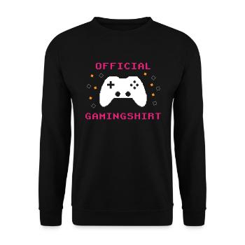 Gamer's Paradise: Game Without Limits - Unisex Sweatshirt - black - Front - Alina (178cm) & Michal (187cm)