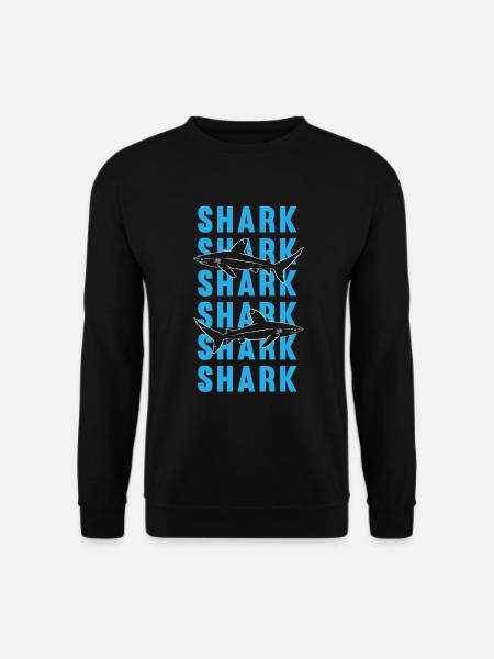 Mysterious Shark Ocean King Gift - Unisex Sweatshirt - black