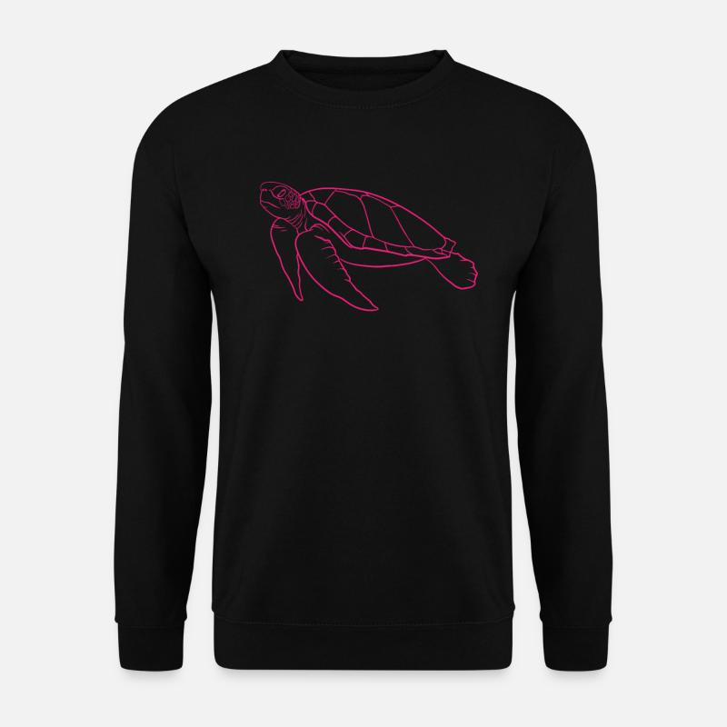 Silent Ocean Walker Turtle - Unisex Sweatshirt - black