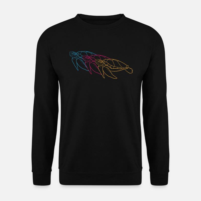 Turtles Harmony Ocean Gift - Unisex Sweatshirt - black