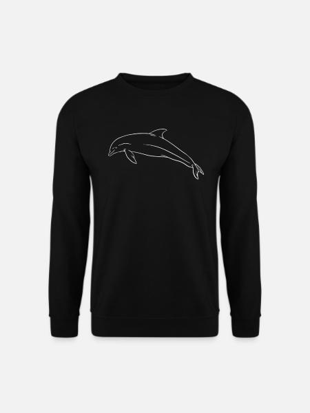 Unterwasserwelt Ozean Meerestiere Geschenk - Unisex Pullover - Schwarz
