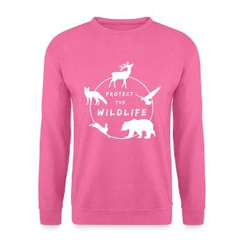 Wildlife, Protection, Nature Awareness - Unisex Sweatshirt - pink - Front