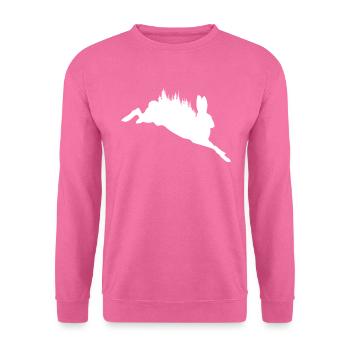 Hase Waldgeist - Natur Harmonie - Unisex Pullover - Pink - Vorne