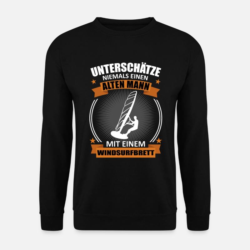 Experienced Surfer - Old Master - Unisex Sweatshirt - black