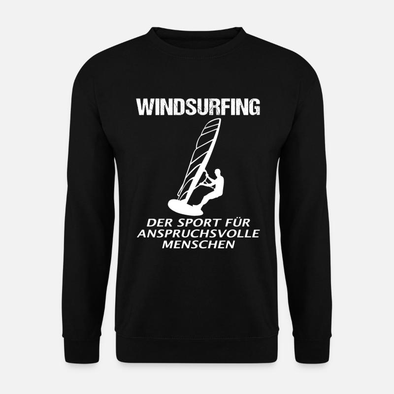 Challenging windsurfing - Unisex Sweatshirt - black