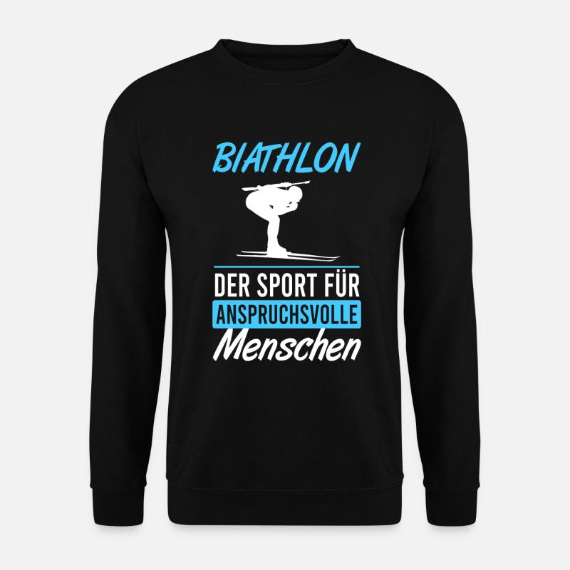 Biathlon – Challenge and Precision - Unisex Sweatshirt - black