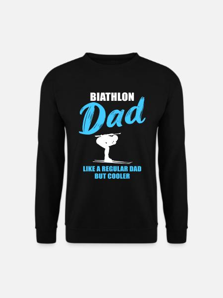 Cool Biathlon Dad Unique - Unisex Sweatshirt - black