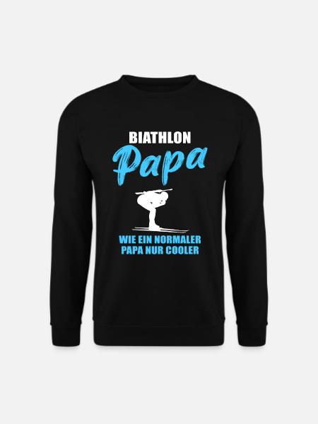 Cool Biathlon Dad Unique - Unisex Sweatshirt - black
