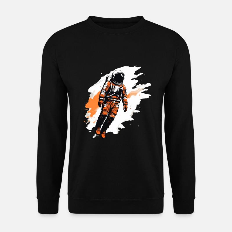 Floating Astronaut - Unisex Sweatshirt - black