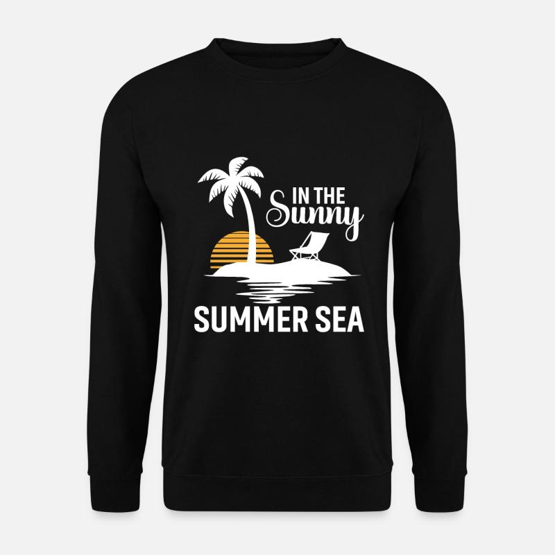 Im Sonnigen Sommermeer - Unisex Pullover - Schwarz