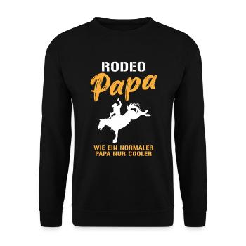 Rodeo Dad - Plus cool que le reste - Sweat-shirt Unisexe - noir - Devant - Alina (178cm) & Michal (187cm)