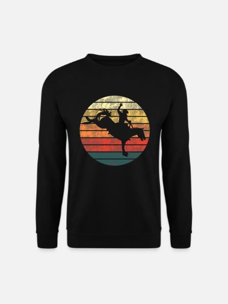 Rodeo Evening Shine Silhouette - Unisex Sweatshirt - black