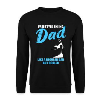 Freestyle-Papa - Unisex Pullover - Schwarz - Vorne - Alina (178cm) & Michal (187cm)