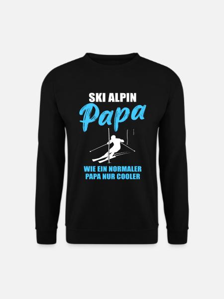 Alpine Ski Dad Gift - Unisex Sweatshirt - black
