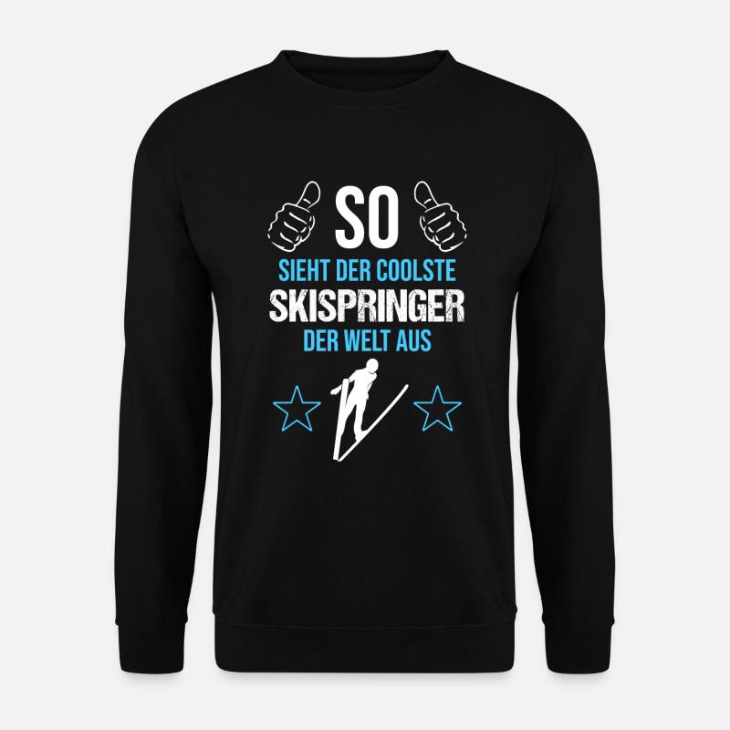 Top Skispringer: Weltspitze - Unisex Pullover - Schwarz