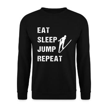 Bounce: Perfect every day - Unisex Sweatshirt - black - Front - Alina (178cm) & Michal (187cm)