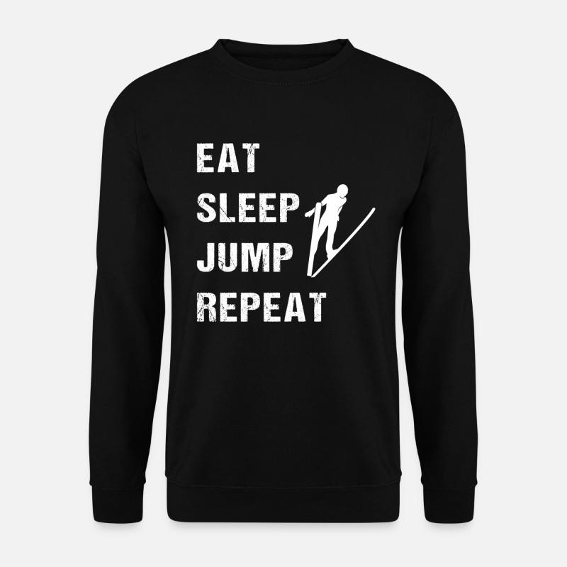 Sprungkraft: Täglich Perfekt - Unisex Pullover - Schwarz