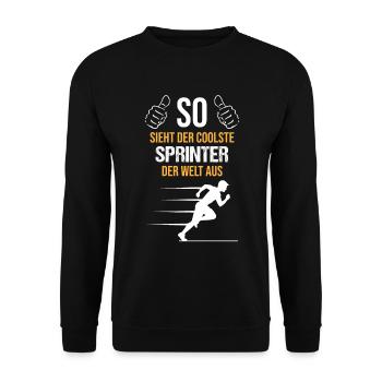 Sprinter Elite Sport d’Endurance - Sweat-shirt Unisexe - noir - Devant - Alina (178cm) & Michal (187cm)