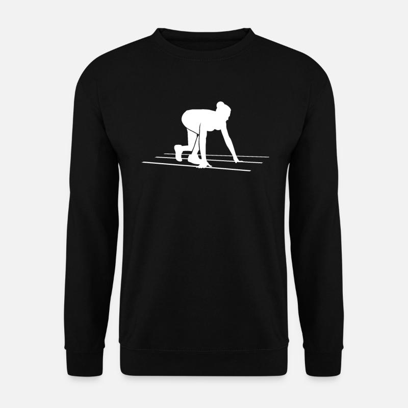 Sprint Start Superwoman - Gift - Unisex Sweatshirt - black