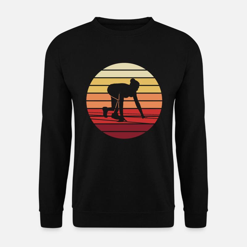 Sunset Sprint – Siegeslauf - Unisex Pullover - Schwarz