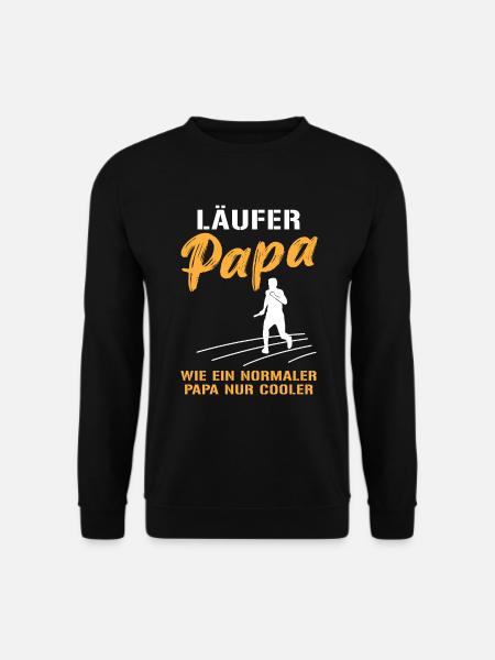 Cool Runner Dad Saying - Unisex Sweatshirt - black