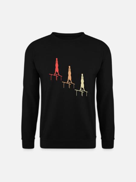 Farbenfroher Geräteturner Eleganz - Unisex Pullover - Schwarz