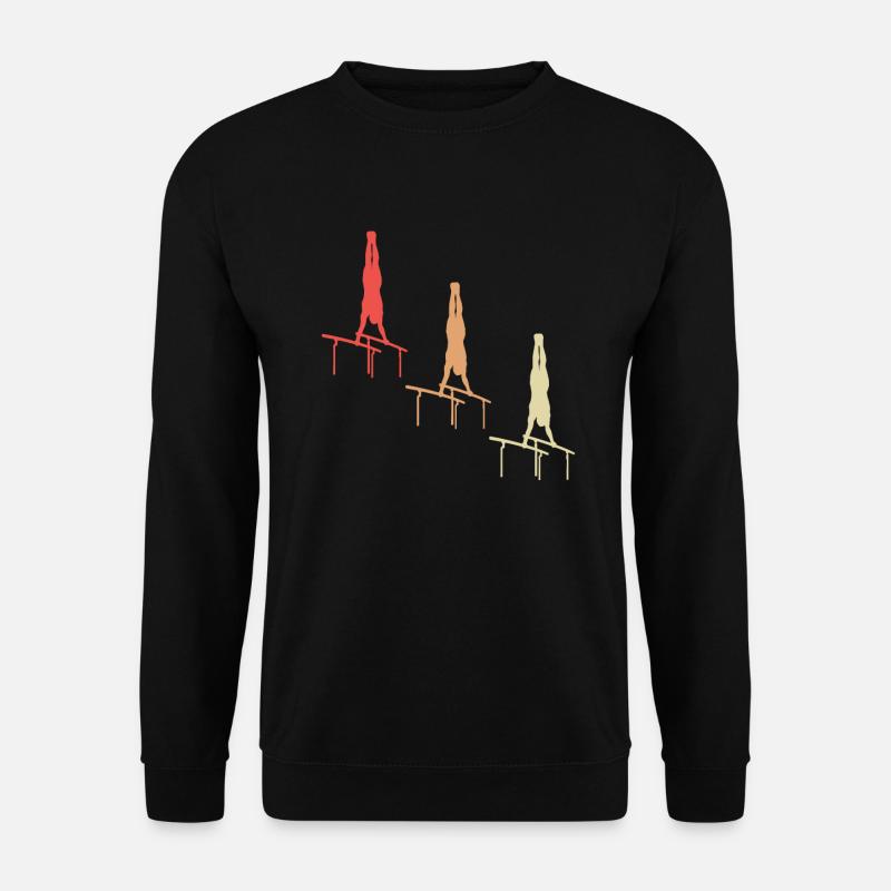 Farbenfroher Geräteturner Eleganz - Unisex Pullover - Schwarz