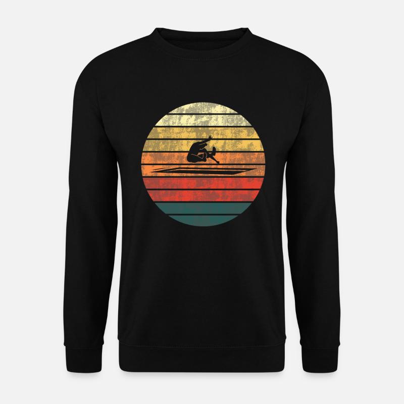 Long Jump Sunset Passion - Unisex Sweatshirt - black